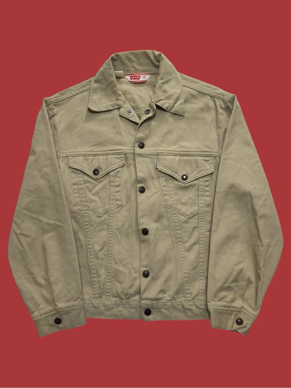 Vintage 70’s Levi’s Tan Trucker Jacket